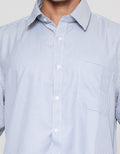 Cole Regular Checks Small Twill Kemeja Lengan Panjang Pria