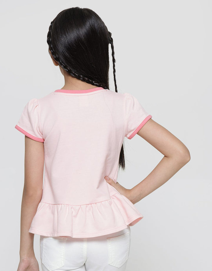 Little M Dino Camo Girls T-Shirt