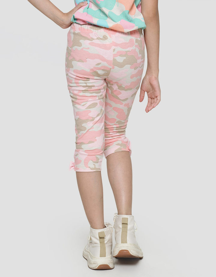 Little M Camo Pita Legging Anak Perempuan Fullprint