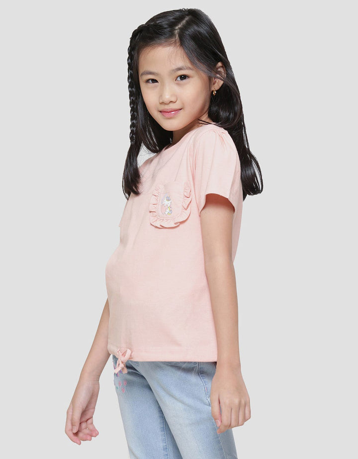 Little M Ruffle Unicorn Kaos Anak Perempuan