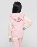 Little M 3D Aplikasi Unicorn Jaket Hoody Anak Perempuan