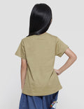 Little M Rabbit Pocket Kaos Anak Perempuan