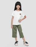 Little M Bear Pocket Kaos Anak Perempuan