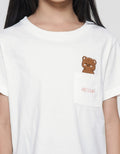 Little M Bear Pocket Kaos Anak Perempuan