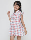 Little M Kotak Bunga Midi Dress Anak Perempuan