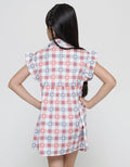 Little M Kotak Bunga Midi Dress Anak Perempuan
