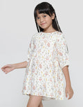 Little M Long Sleeve Midi Dress Rayon Floral Print