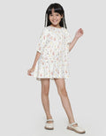 Little M Long Sleeve Midi Dress Rayon Floral Print