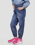 Little M Paperbag Waist Print Unicorn Jogger Anak Perempuan