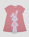 Little M Midi Dress 3D Big Bunny Application