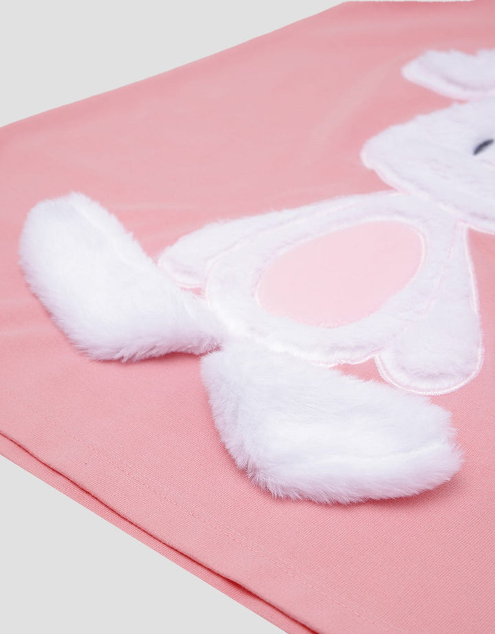 Little M Midi Dress 3D Big Bunny Application