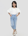 Little M Denim Long Pants Destroy Lipat Bawah Jeriwis
