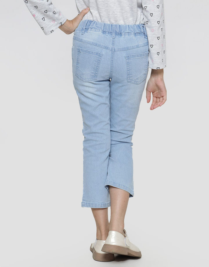 Little M Unicorn Knee Girls Jegging Pants