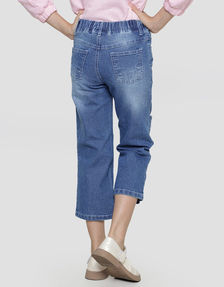Little M Cat Knee Girls Jegging Pants