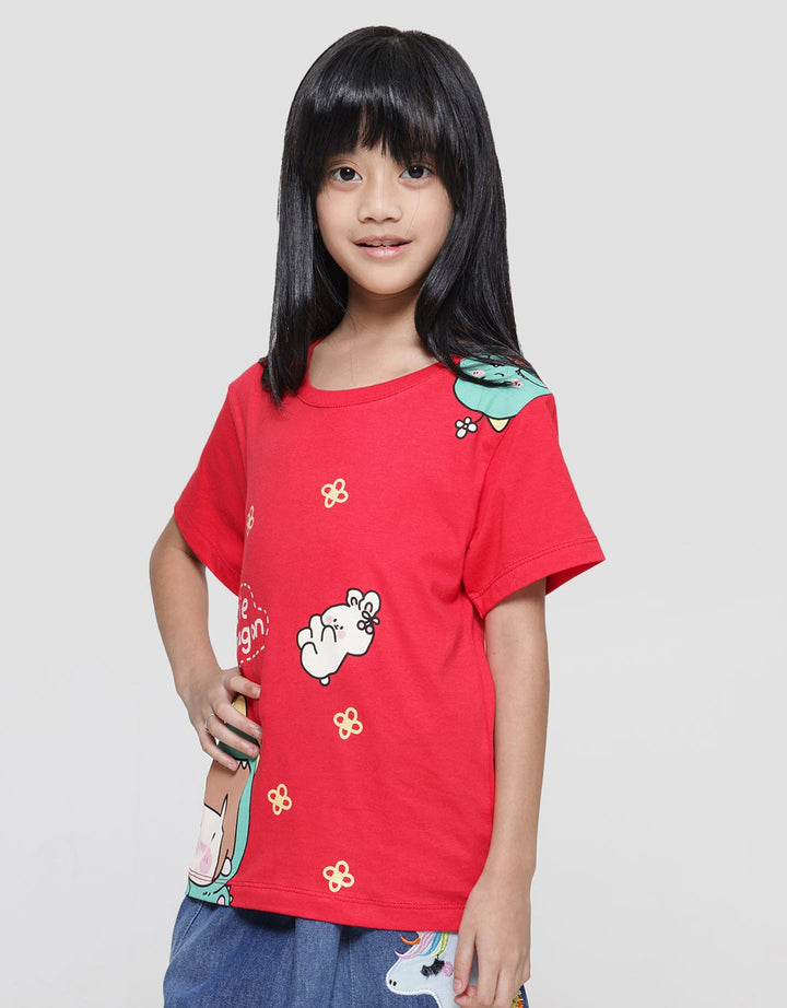 Little M Cutie Dragon Kaos Anak Perempuan