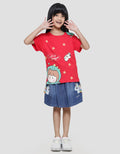 Little M Cutie Dragon Kaos Anak Perempuan