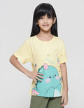 Little M Dragon Whoops Kaos Anak Perempuan