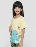 Little M Dragon Whoops Kaos Anak Perempuan