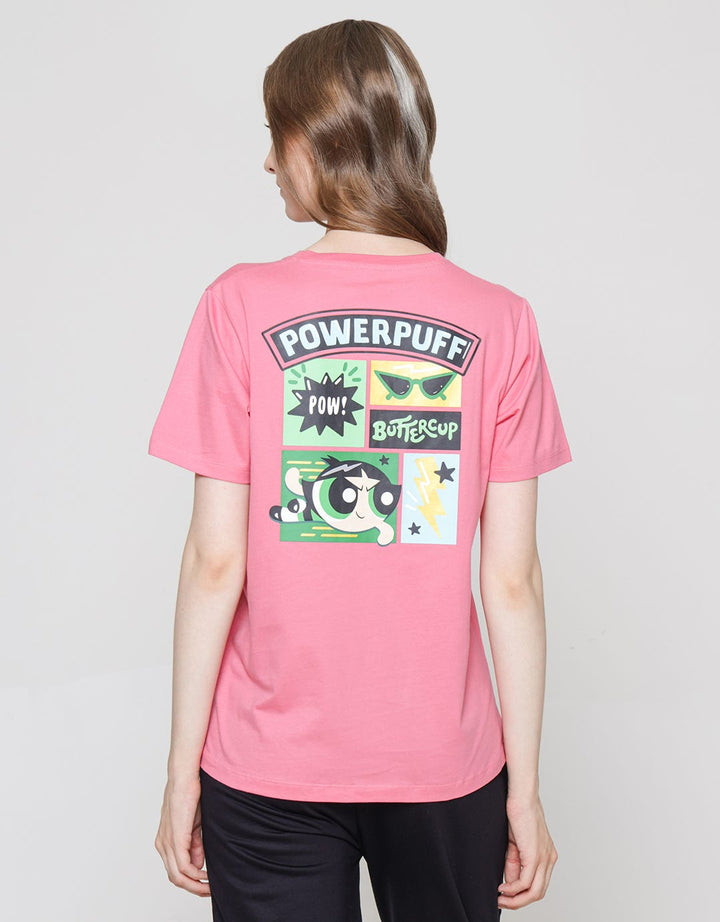 Nevada Powerpuff Girls Women's Regular Short Sleeve T-Shirt Print