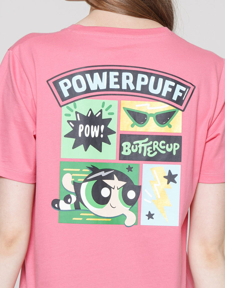 Nevada Powerpuff Girls Women's Regular Short Sleeve T-Shirt Print