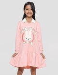 Aero Chenille Bunny Midi Dress Long Sleeve Girls