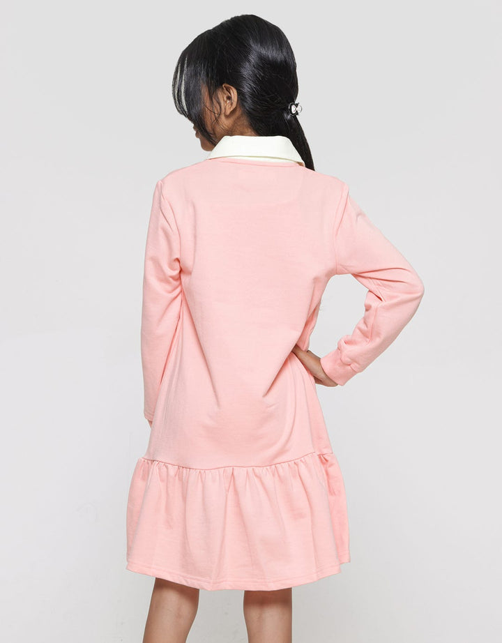 Aero Chenille Bunny Midi Dress Long Sleeve Girls