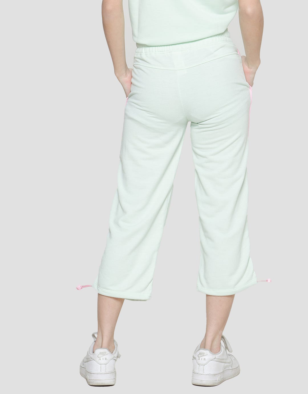 Aero Wide Leg Piping Stopper Bottom Pants Girls