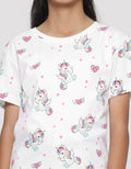 Aero Print Valsday Unicorn Love 1 Kaos Anak Perempuan