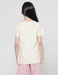 Aero Full Print Dino Salur Cute Kaos Anak Perempuan