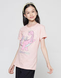 Aero Dino Corn Print Girls T-Shirt
