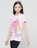 Aero Dino Rainbow Kaos Anak Perempuan