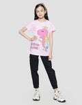 Aero Dino Rainbow Kaos Anak Perempuan