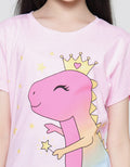 Aero Dino Rainbow Kaos Anak Perempuan