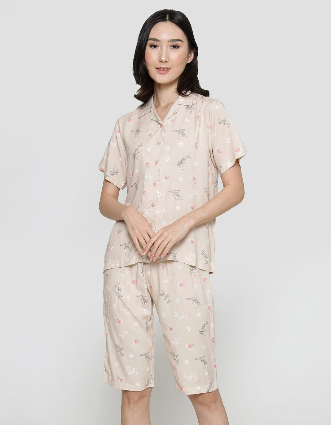 Disney Tinkerbell Rayon Women's Pajama Set