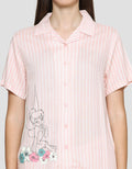 Disney Tinkerbell Stripe Baju Tidur Wanita