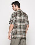 Walrus Plaid Print Motif Studio Shirt