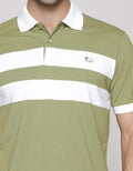 Walrus Block Stripe Polo Shirt Pria