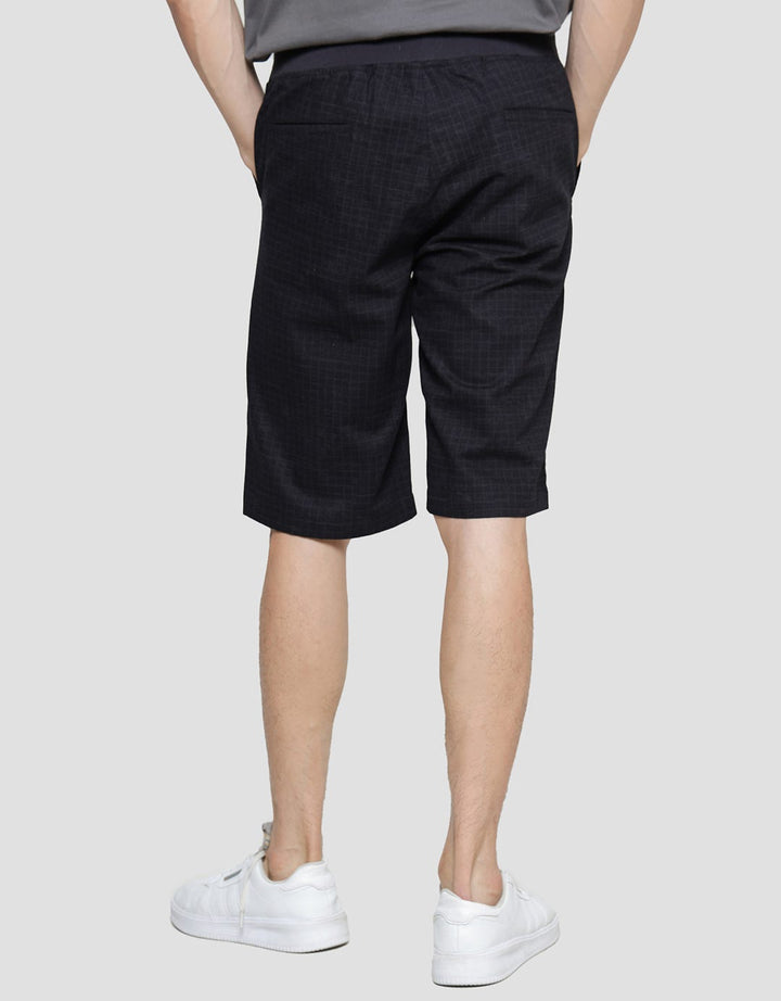 Nevada Celana Pendek Rib Bottom Pria Print Check
