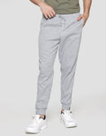 Nevada Zipper Print Celana Panjang Knit Pria