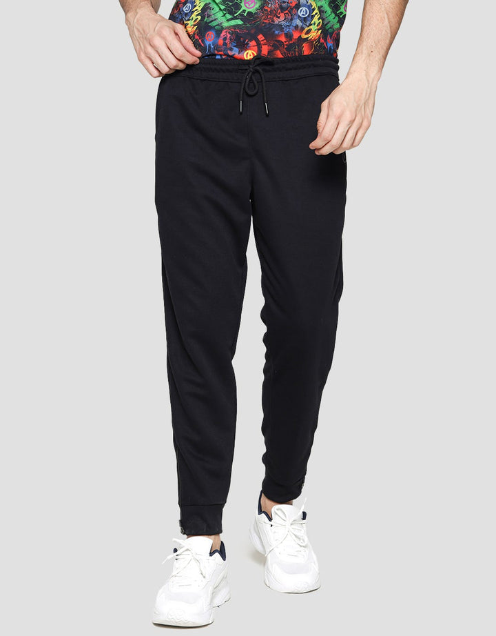 Nevada Zipper Print Celana Panjang Knit Pria