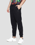 Nevada Zipper Print Celana Panjang Knit Pria