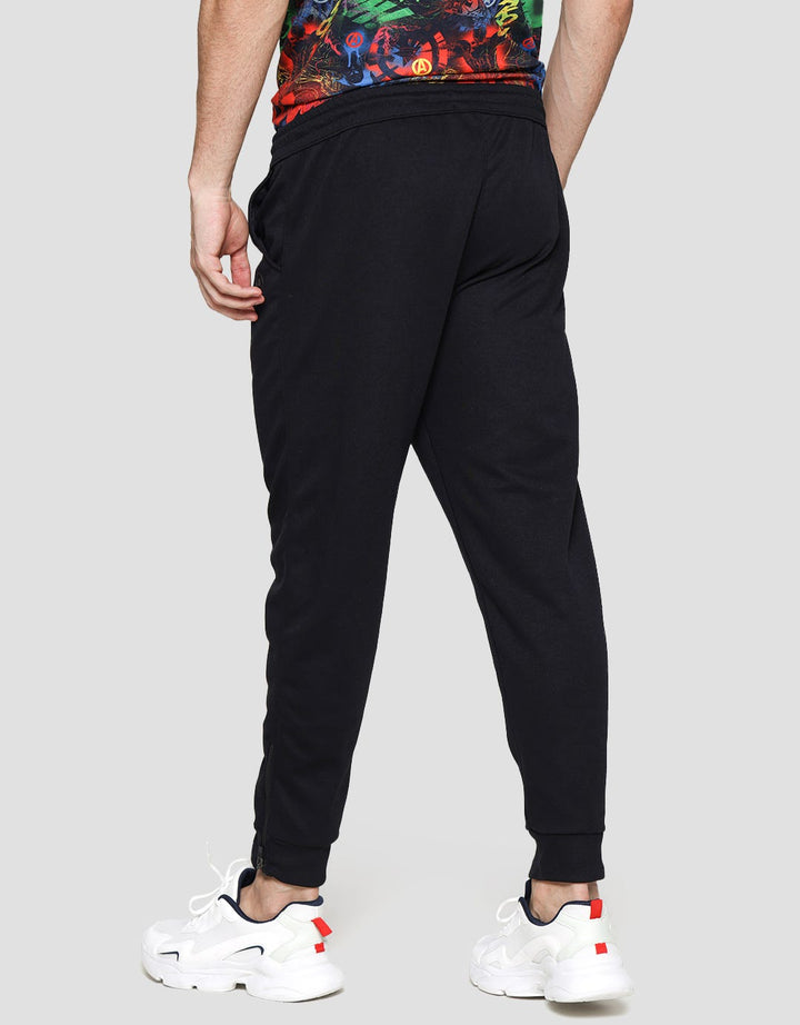 Nevada Zipper Print Celana Panjang Knit Pria