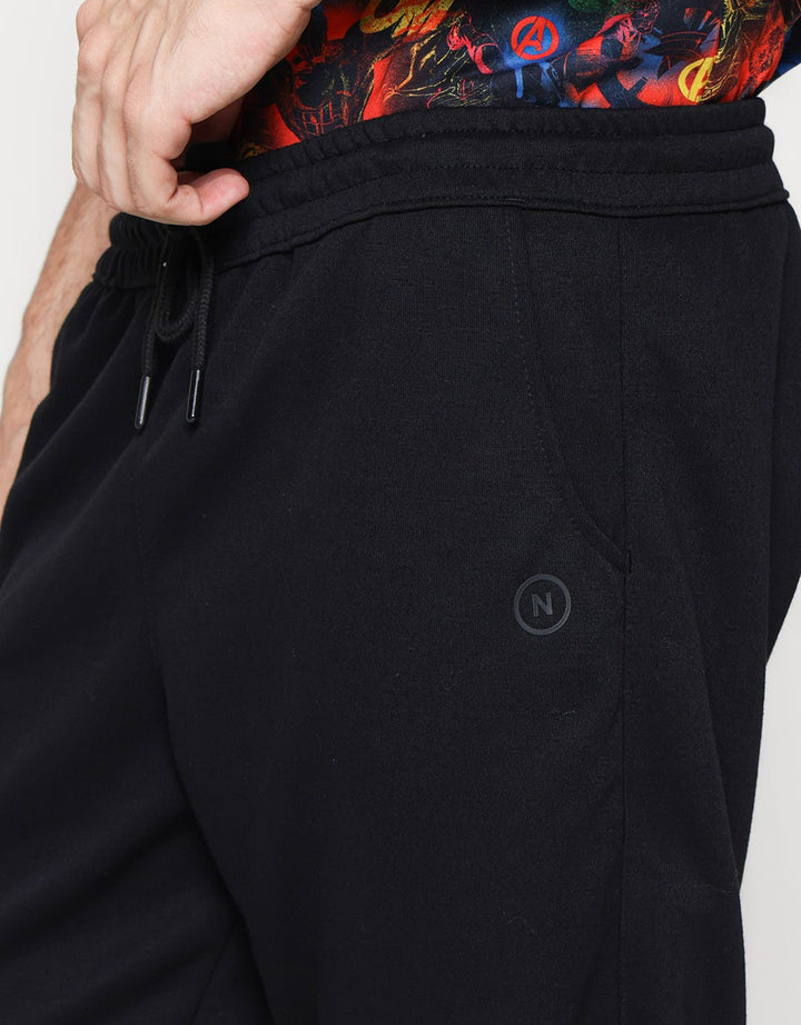 Nevada Zipper Print Celana Panjang Knit Pria