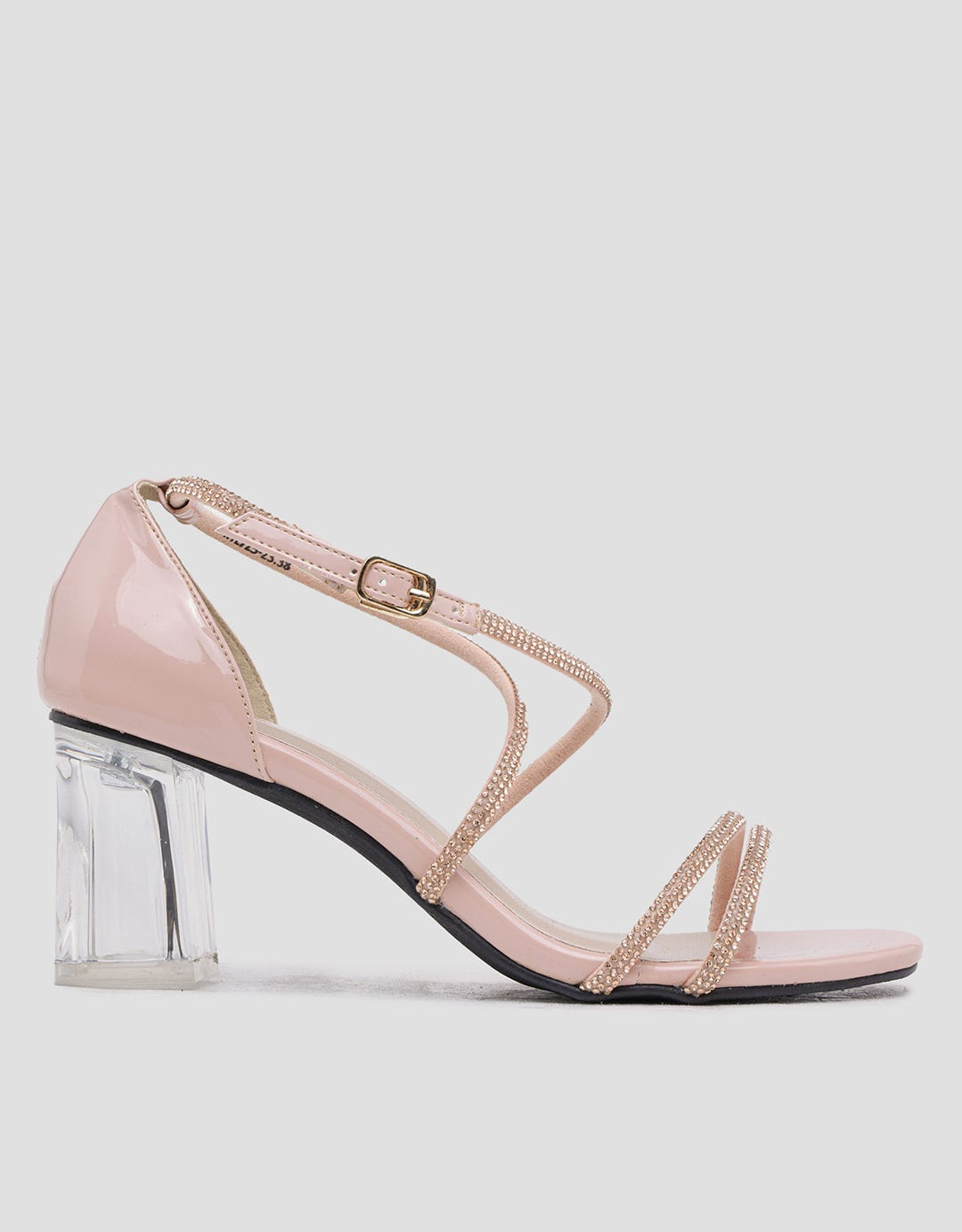 Yongki Komaladi Beads Strap Sandal Heels Wanita