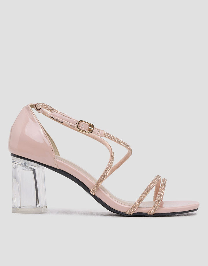 Yongki Komaladi Beads Strap Sandal Heels Wanita