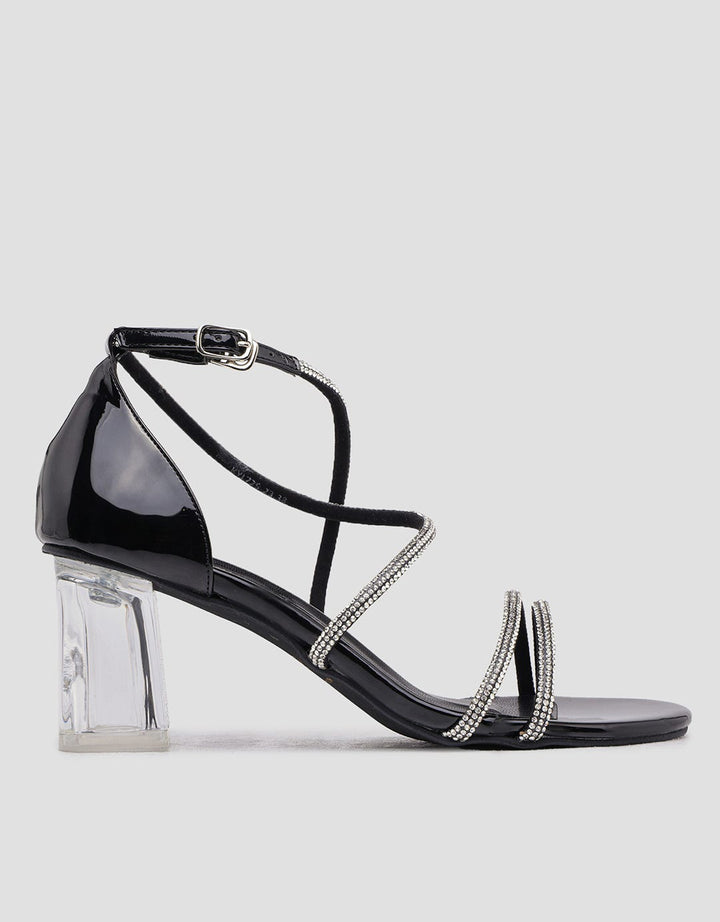 Yongki Komaladi Beads Strap Sandal Heels Wanita