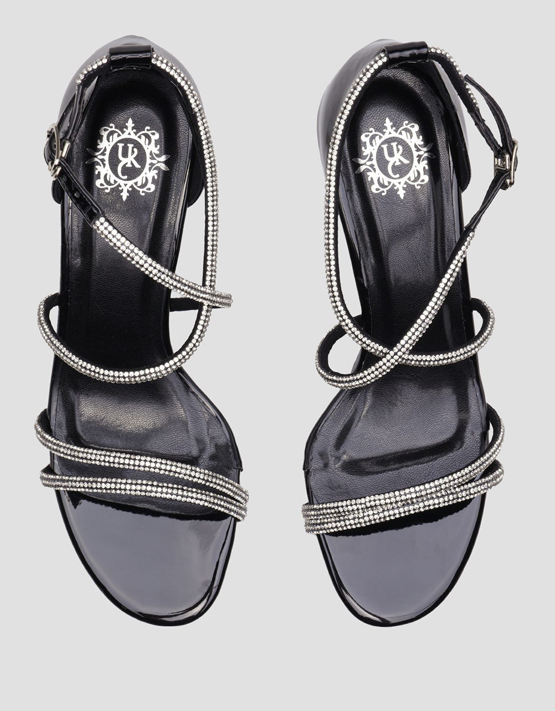 Yongki Komaladi Beads Strap Sandal Heels Wanita