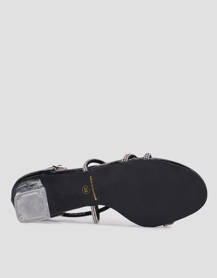 Yongki Komaladi Beads Strap Sandal Heels Wanita