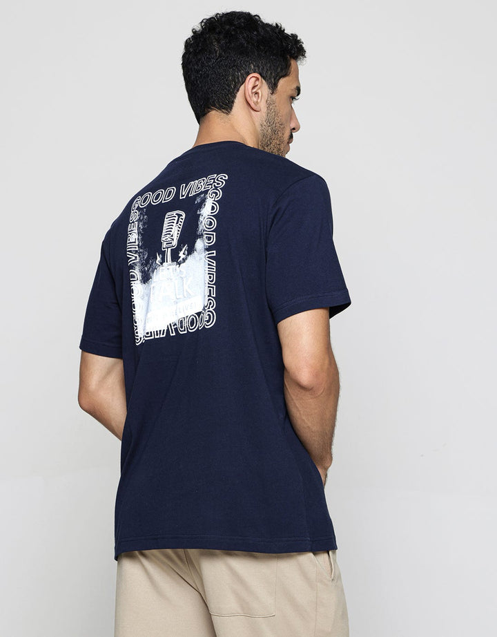 American Jeans Back Front Combi Kaos Pria