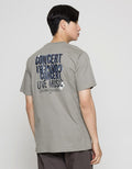 American Jeans Back Wording Print Kaos Pria